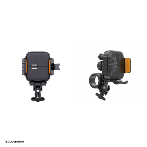 Suport de telefon universal pentru bicicleta si motocicleta, unghi reglabil, XO C200, negru [3]