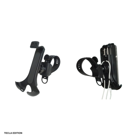 Suport de telefon universal pentru bicicleta, telescopic pentru telefoane de 130-180 mm, insertii anti-alunecare, Setty UR-04, negru [3]