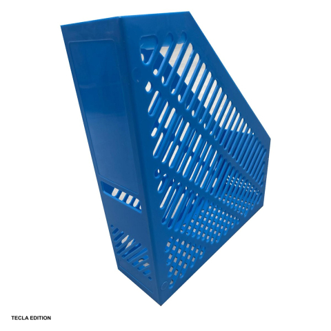 Birotica papetarie - Suport documente eco din plastic, A4, 288x84x247 mm, albastru