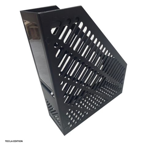 Birotica papetarie - Suport documente eco din plastic, A4, 288x84x247 mm, negru