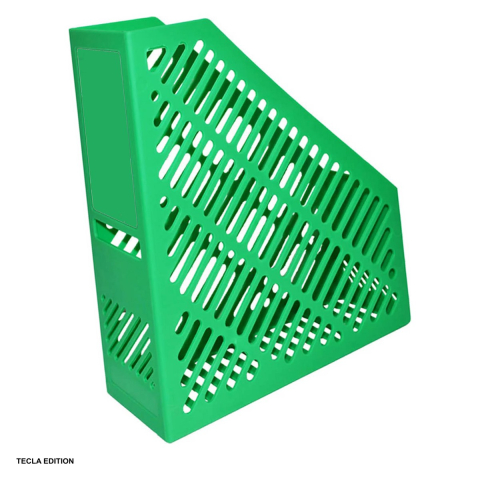 Birotica papetarie - Suport documente eco din plastic, A4, 288x84x247 mm, verde