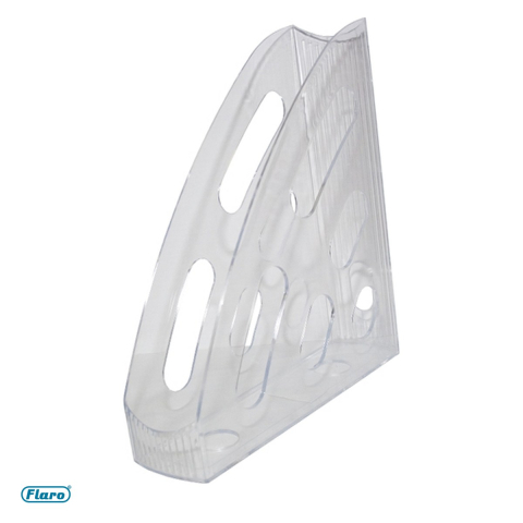 Organizare si arhivare - Suport documente Flaro Economic, din plastic, 250x80x290 mm, fumuriu