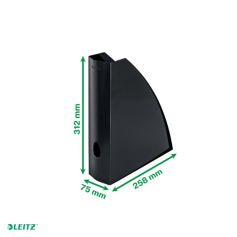 Suport documente plastic Leitz Recycle, negru [4]