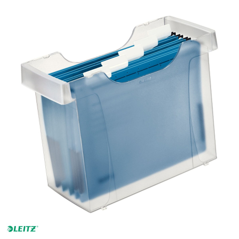 Birotica papetarie - Suport dosare suspendate Leitz Plus, transparent