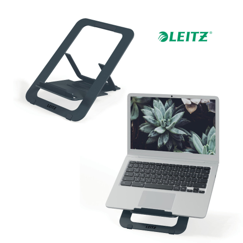 Suport ergonomic pentru laptop ajustabil, Leitz Ergo Slim, din aluminiu, ultra-subtire, 5 inaltimi, pentru laptop 10-17 inch [3]