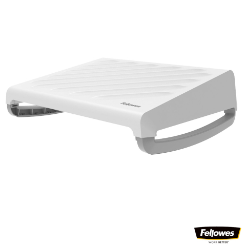 Suporturi ergonomice pentru picioare - Suport ergonomic pentru picioare, Fellowes Breyta, 3 inaltimi reglabile, balansare optionala, portabil, pentru munca hibrida si home office, alb