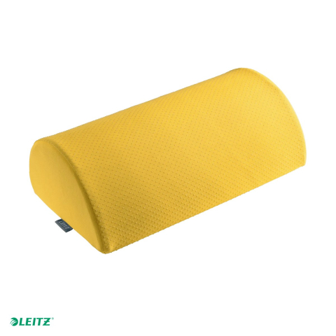 Birou & Ergonomie - Suport ergonomic pentru picioare Leitz Cosy, cu spuma cu memorie, husa lavabila, 260 x 140 x 405 mm, galben chihlimbar