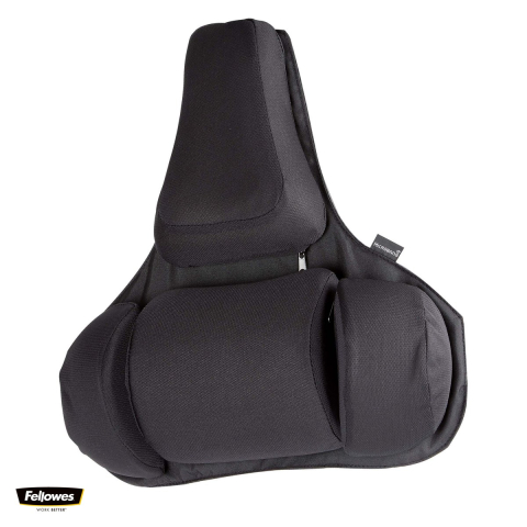 Suporturi ergonomice portabile - Confort oriunde lucrezi - Suport ergonomic pentru spate Fellowes Pro Series Ultimate, cu fixare Tri-Tachment, 19 x 35 x 11 cm