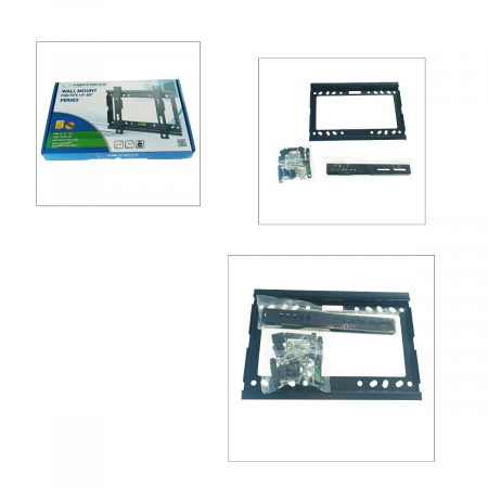 Suport TV de perete Esperanza ERW005,14-50 inch, Max 25 kg, Vesa 200x200, Negru [2]