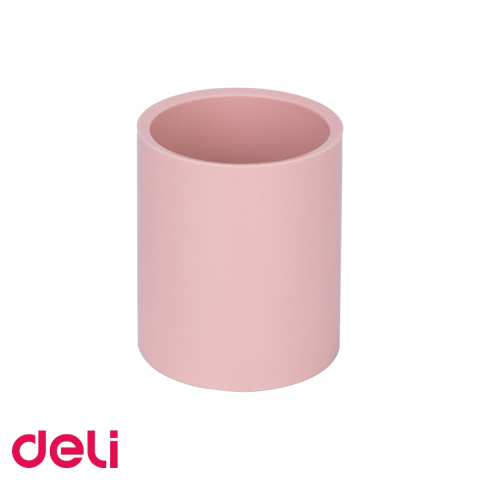 Organizatoare si suporturi de birou - Suport instrumente de scris Deli NuSign, organizator birou din plastic ABS, culoare roz