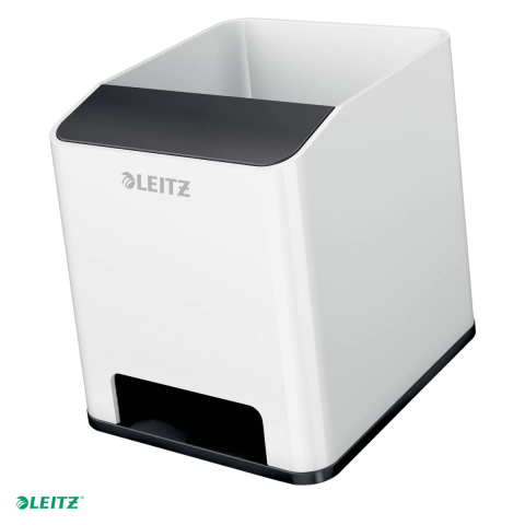 Suport instrumente de scris Leitz WOW cu amplificare sunet, culori duale, negru [0]