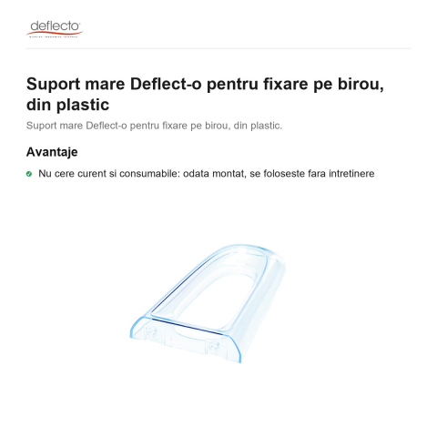 Suport mare Deflect-o pentru fixare pe birou, din plastic [1]