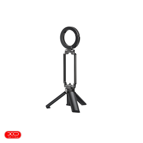 Suport birou - Suport multifunctional cu functie de trepied, XO C208, magnetic, pentru MagSafe, unghi de inclinare reglabil, negru