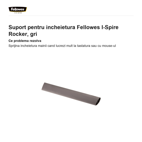 Suport pentru incheietura Fellowes I-Spire Rocker, gri [1]
