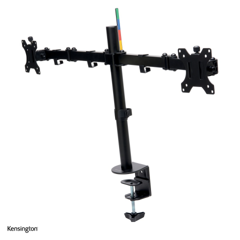 Birou & Ergonomie - Suport pentru monitor Kensington SmartFit, 2 brate reglabile, extensie 399 mm, pentru monitoare de maxim 32 inch si 8 kg, negru