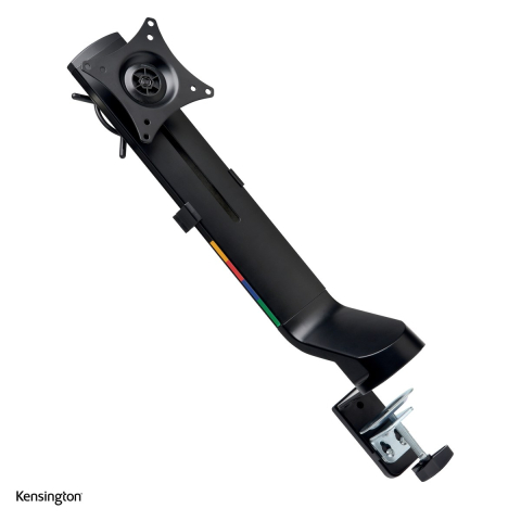 Birou & Ergonomie - Suport pentru monitor Kensington SmartFit Space-Saving, 1 brat reglabil, clema C sau grommet, pentru monitoare de maxim 32 inch si 8 kg, negru