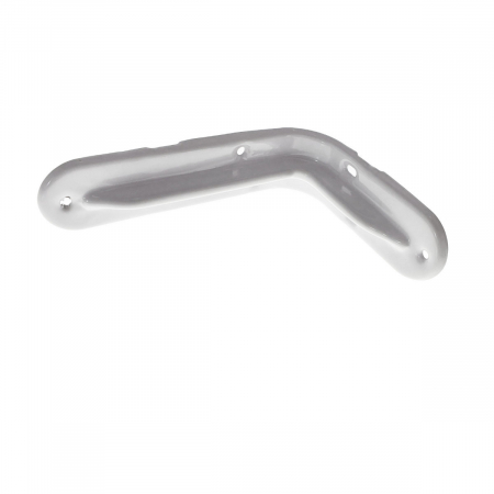 Suport pentru raft si polita, din metal, 125 x 90 x 32 mm, alb [2]