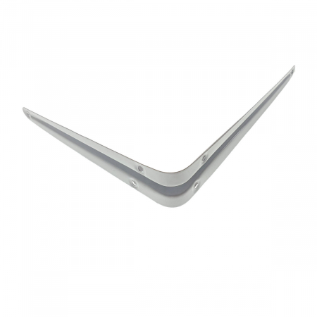 Suport pentru raft si polita, din metal, 245x200x40mm, alb [2]