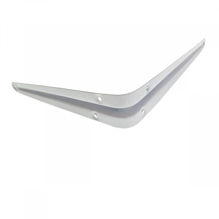 Suporturi raft - Suport pentru raft si polita, din metal, 245x200x40mm, alb