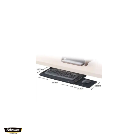Suport pentru tastatura Fellowes Deluxe, 6.35 x 78.42 x 35.72 cm [3]