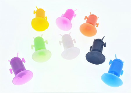 Suport birou - Suport silicon, Suport smartphone robot cu ventuza