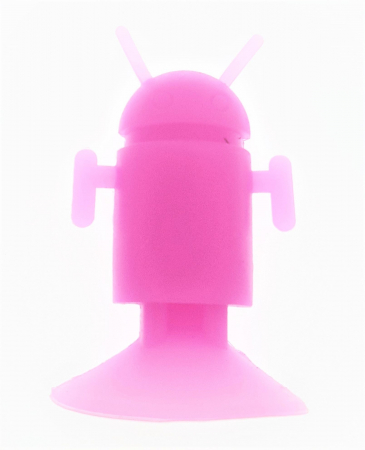 Suport silicon, Suport smartphone robot cu ventuza [4]