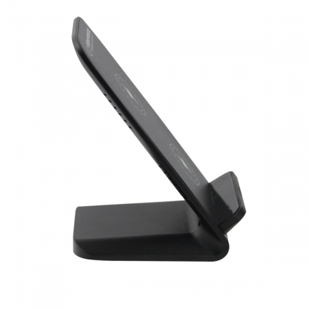 Suport smartphone cu incarcare wireless, Esperanza 95871, 15W, USB-C, indicator LED, negru [3]