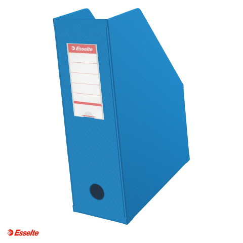 Suporturi documente - Suport vertical Esselte, PVC, capacitate 100 mm, albastru VIVIDA