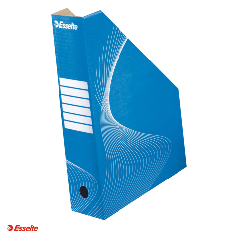 Suporturi pentru documente - Suport vertical Esselte Standard 80, pentru arhivare, albastru