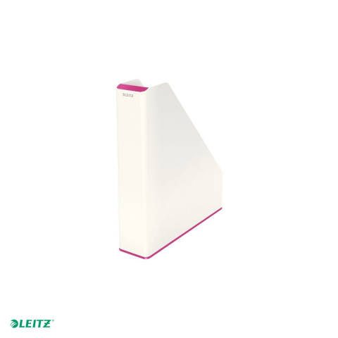 Suport vertical Leitz WOW, pentru documente, PS, A4, culori duale, roz [3]