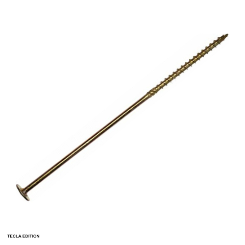 Suruburi, dibluri si accesorii prindere - Surub pentru dulgherie cap plat, 8x280 mm, amprenta TX40, amprenta torx nu lasa surubelnita sa scape din cap la strangere