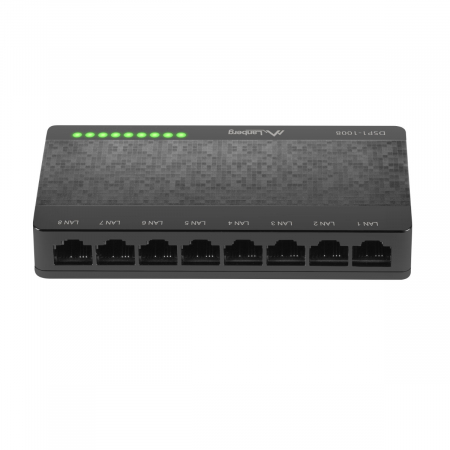 Switch Lanberg DSP1-1008 8 Porturi Negru [2]