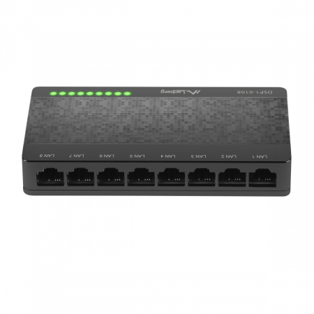 Switch Lanberg DSP1-0108 8 Porturi Negru [2]