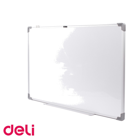 Tabla whiteboard magnetica Deli, rama aluminiu, 60x90 cm, montaj vertical sau orizontal, pentru birou si sala de clasa [4]