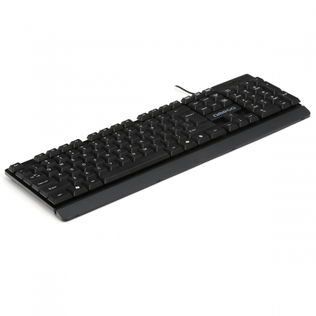 Tastatura cu cablu USB, Omega OK-35B, 104 taste cu profil inalt, US, neagra [5]