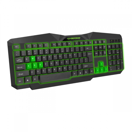 Accesorii Gaming - Tastatura, ESPERANZA, Iluminare, USB, Negru