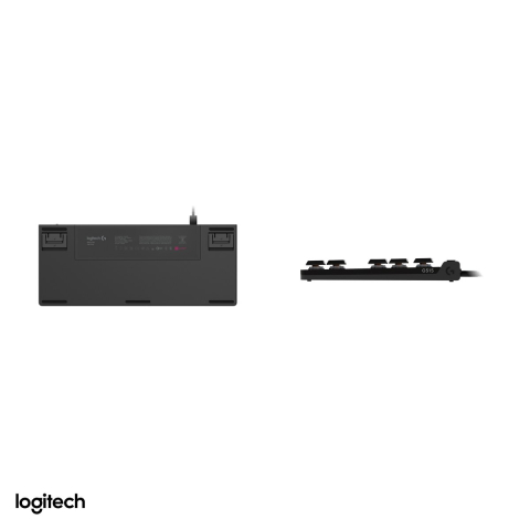 Tastatura mecanica de gaming Logitech G515 TKL Wired, cu fir USB-C, low-profile, switch-uri tactile, LIGHTSYNC RGB, format TKL, layout US International, negru, 920-012872 [4]