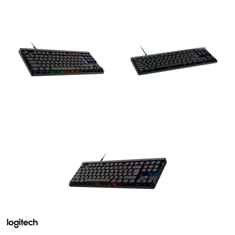 Tastatura mecanica de gaming Logitech G515 TKL Wired, cu fir USB-C, low-profile, switch-uri tactile, LIGHTSYNC RGB, format TKL, layout US International, negru, 920-012872 [3]