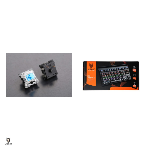 Tastatura mecanica Liocat gaming Kx 365+ Cm, Outemu Blue, qwerty, cablu USB 1.8m, anti-ghost, RGB, Neagra [4]