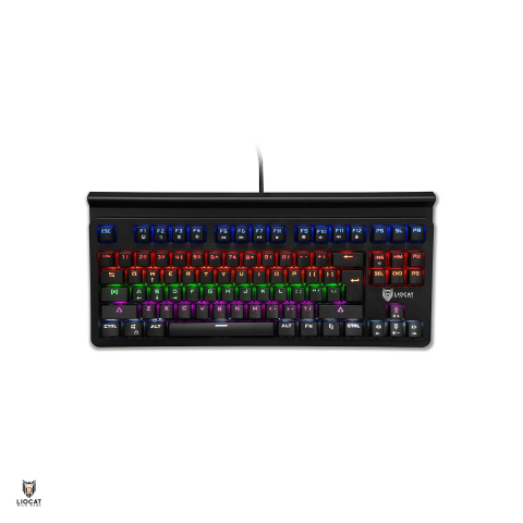 Accesorii Gaming - Tastatura mecanica Liocat gaming Kx 366+ Cm, Outemu Red, qwerty, cablu USB 1.8m, anti-ghost, RGB, Neagra