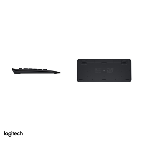 Tastatura wireless Logitech Signature K650, Logi Bolt si Bluetooth, suport de palme integrat, taste silentioase, rezistenta la stropire, layout US International, grafit, 920-010945 [4]