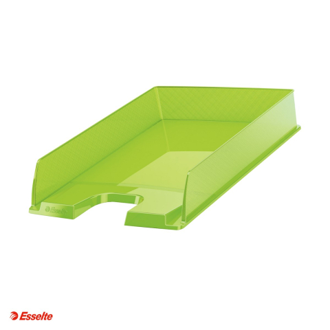 Organizatoare si suporturi de birou - Tavita documente Esselte Europost, PS, A4, verde transparent