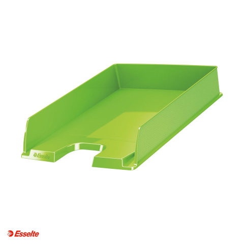 Organizatoare si suporturi de birou - Tavita documente Esselte Europost VIVIDA, PS, A4, verde