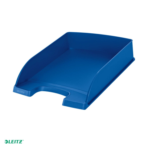 Accesorii birou - Tavita documente Leitz Plus, PS, A4, albastru