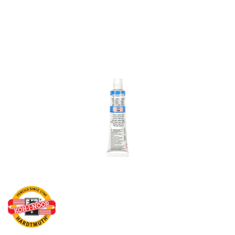 Birotica papetarie - Tempera albastra Koh-I-Noor, tub 16 ml, culoare luminoasa, pentru desen si pictura scolara