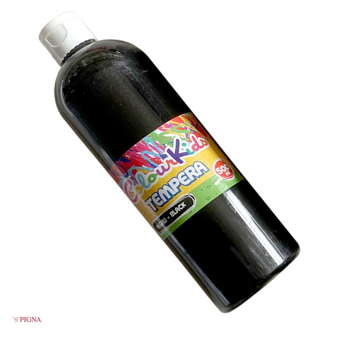 Handmade Creativ si Hobby - Tempera Pigna Colour Kids, 500 ml, negru