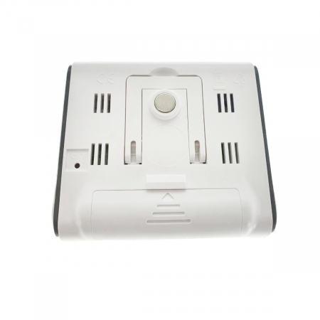 Termometru si higrometru digital DTH-01, de interior si exterior, cu alarma, suport de masa si magnet, 80x70x20mm [2]