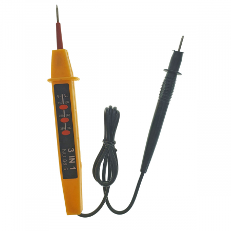 Tester 3 in 1 , de verificare pentru tensiune electrica AC si DC , 110V - 380V , lungime cablu 75 cm [3]
