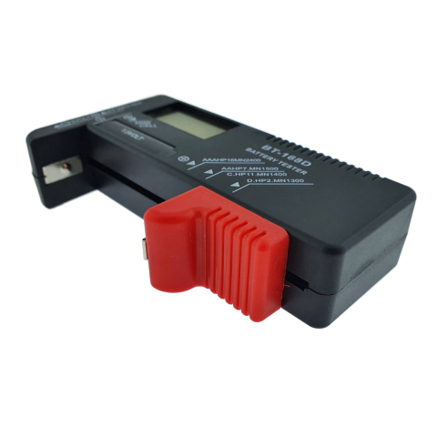 Tester electronic pentru baterii si acumulatori AA, AAA, C, D, 9V si butoni, Afisaj digital LCD, compatibil cu baterii alcaline, reincarcabile Ni-MH/Ni-Cd si baterii buton 1.5V,  portabil [5]