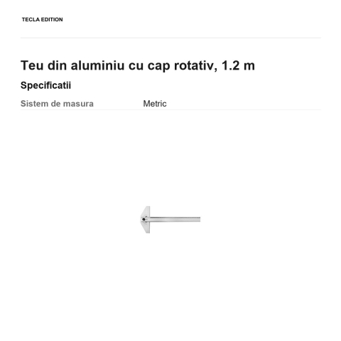 Teu din aluminiu cu cap rotativ, 1.2 m [2]